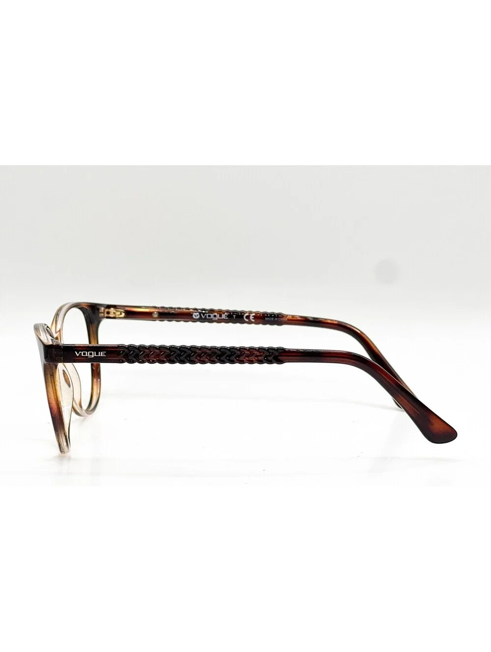 Vogue VO 5030 1916 Top Havana Transparent Authentic Eyeglass Frames 53-16